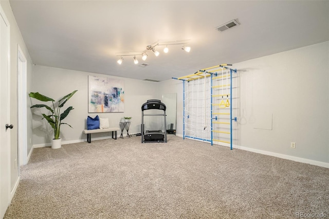 16438 E Prentice Cir, Centennial, CO 80015 - workout area featuring carpet floors