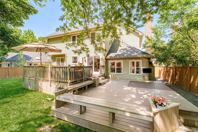 16438 E Prentice Cir, Centennial, CO 80015 - deck featuring a fenced backyard