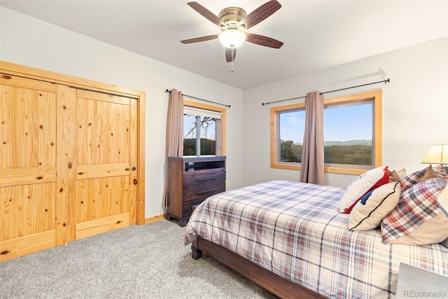270 Piaute Way, Como, CO 80432 - carpeted bedroom with ceiling fan