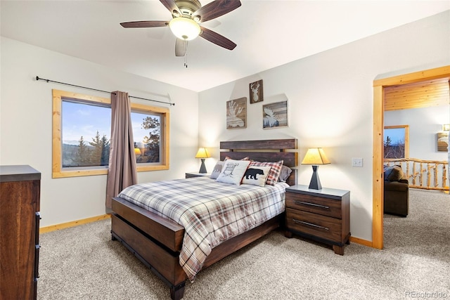 270 Piaute Way, Como, CO 80432 - bedroom featuring light colored carpet and a ceiling fan