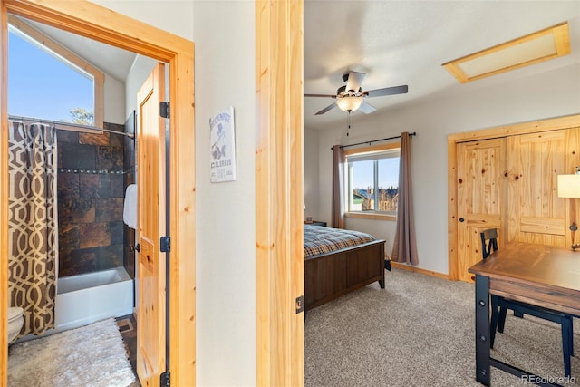 270 Piaute Way, Como, CO 80432 - bedroom with attic access and carpet flooring