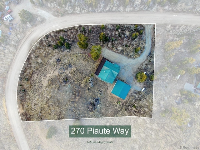 270 Piaute Way, Como, CO 80432 - aerial view
