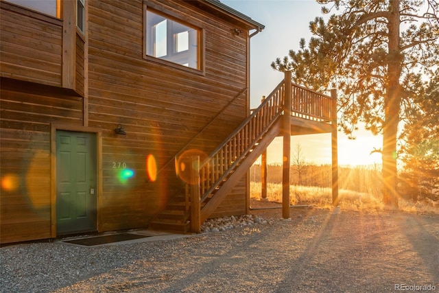 270 Piaute Way, Como, CO 80432 - entrance to property featuring a wooden deck