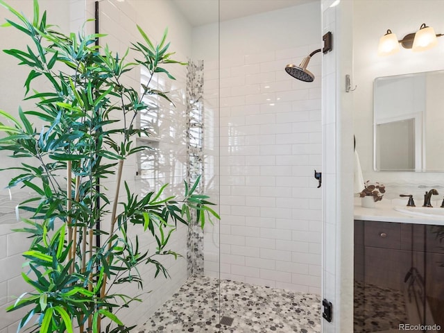 10057 S Shadow Hill Dr, Lone Tree, CO 80124 - full bathroom with a shower stall and vanity