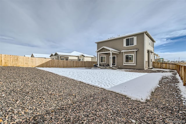 rear view of house with a patio area