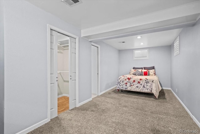 2069 E 116th Ave, Northglenn, CO 80233 - bedroom with carpet and baseboards