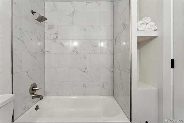 11021 Otis St, Westminster, CO 80020 - bathroom featuring toilet and shower / tub combination