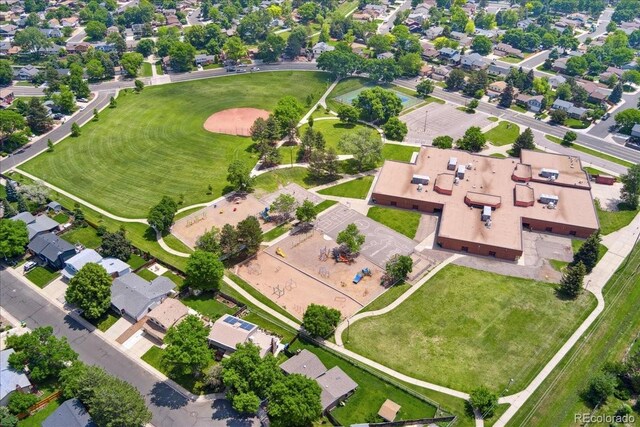 11021 Otis St, Westminster, CO 80020 - aerial view of property's location with nearby suburban area