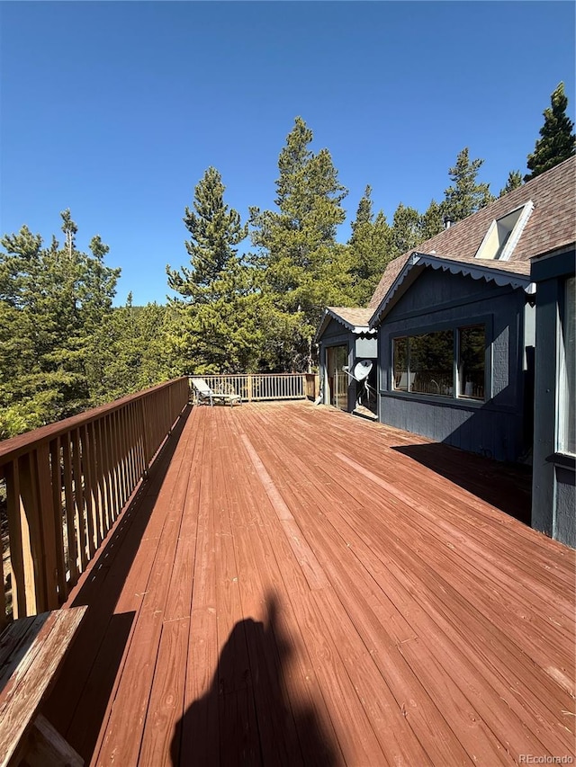 274 Lincoln Dr, Idaho Springs, CO 80452 - view of wooden terrace