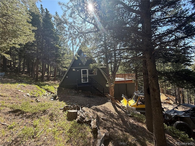274 Lincoln Dr, Idaho Springs, CO 80452 - rear view of property