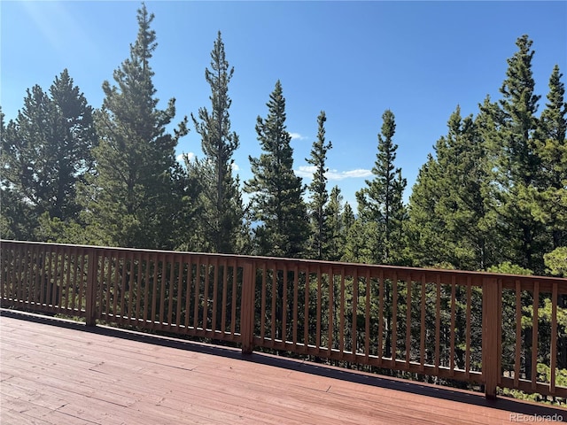 274 Lincoln Dr, Idaho Springs, CO 80452 - view of wooden deck