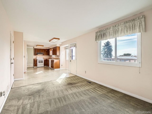 view of unfurnished living room