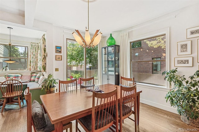 2324 S Columbine St, Denver, CO 80210 - dining space featuring light wood finished floors and baseboards