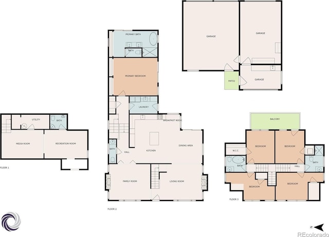 2324 S Columbine St, Denver, CO 80210 - view of floor plan / room layout