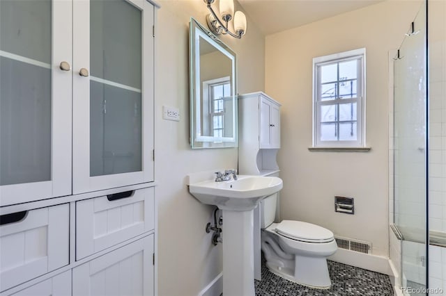 3600 Olive St, Denver, CO 80207 - bathroom featuring toilet, tile patterned floors, and visible vents