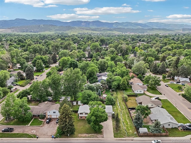 1213 S Taft Hill Rd, Fort Collins, CO 80521 - aerial perspective of suburban area featuring mountains