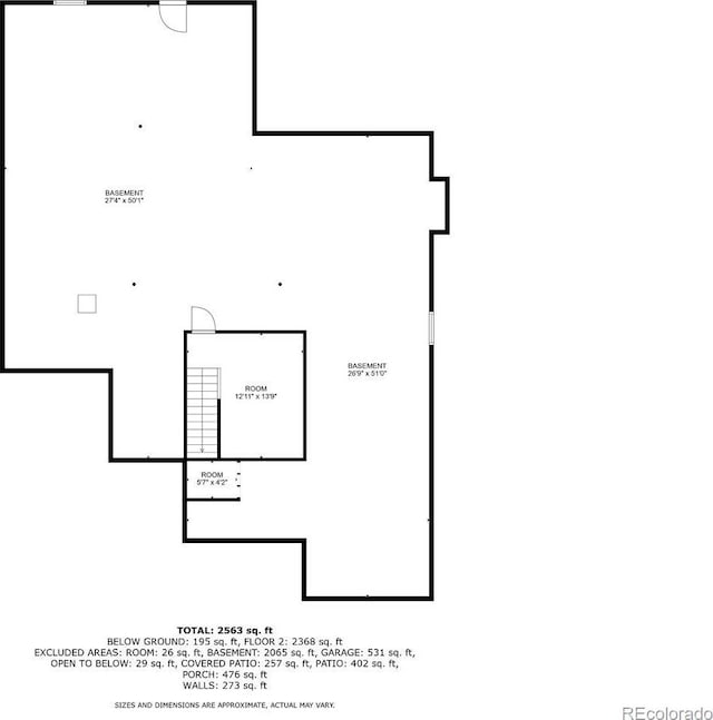 2159 Bellcove Dr, Castle Pines, CO 80108 - view of property floor plan