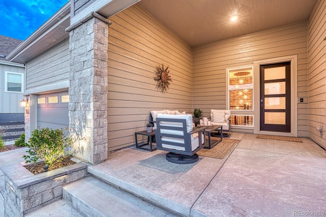 2159 Bellcove Dr, Castle Pines, CO 80108 - entrance to property featuring an outdoor hangout area