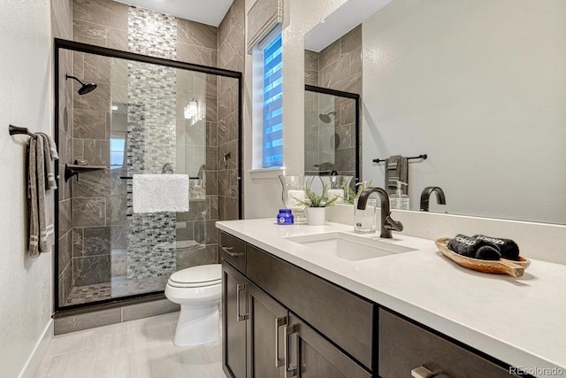 2159 Bellcove Dr, Castle Pines, CO 80108 - full bath with vanity and a stall shower