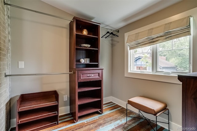 3525 N Alcott St, Denver, CO 80211 - spacious closet with hardwood / wood-style floors