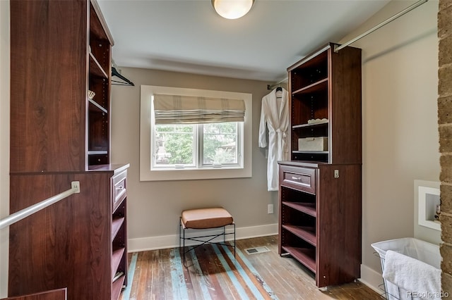 3525 N Alcott St, Denver, CO 80211 - walk in closet featuring wood-type flooring
