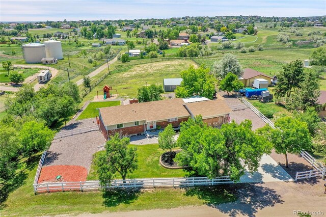 9880 E 157th Ave, Brighton, CO 80602 - aerial view of property and surrounding area