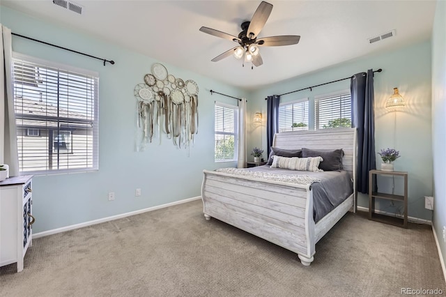 12910 Grant Cir W Unit C, Thornton, CO 80241 - bedroom with carpet floors and a ceiling fan