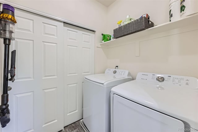 12910 Grant Cir W Unit C, Thornton, CO 80241 - laundry area featuring washing machine and clothes dryer