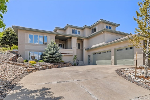 6405 Eagle Feather Trl, Littleton, CO 80125 - prairie-style house with stucco siding and driveway