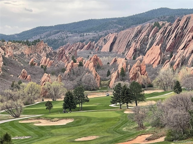 6405 Eagle Feather Trl, Littleton, CO 80125 - view of home's community with a mountain view and golf course view
