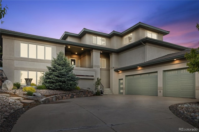 6405 Eagle Feather Trl, Littleton, CO 80125 - prairie-style house featuring stucco siding and driveway