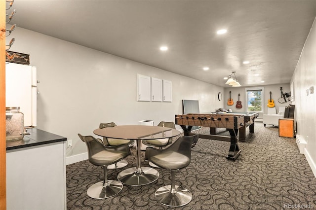 11881 County Road 37, Fort Lupton, CO 80621 - rec room with recessed lighting and carpet floors