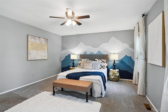 9306 Garrison Dr, Broomfield, CO 80021 - bedroom featuring carpet, ceiling fan, and baseboards