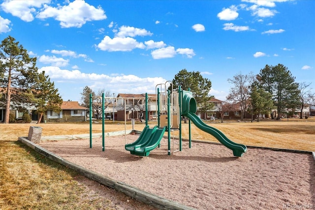 view of communal playground