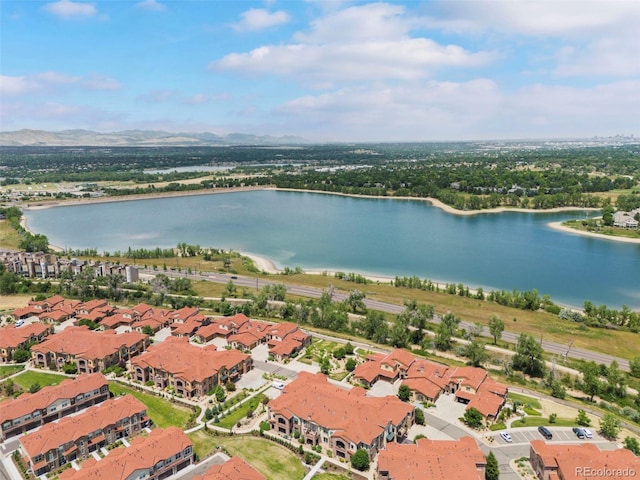 8387 Donati Ter Unit A, Littleton, CO 80129 - aerial view of property and surrounding area featuring a large body of water and nearby suburban area