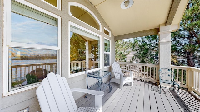view of deck