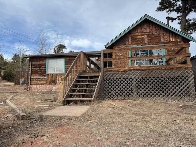 view of rear view of house