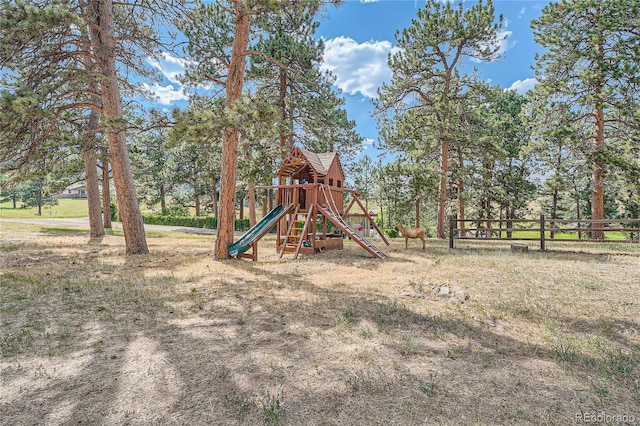 view of playground