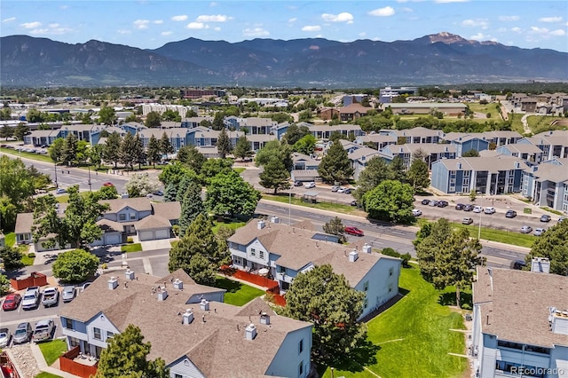 1344 Firefly Cir, Colorado Springs, CO 80916 - aerial perspective of suburban area with a mountainous background