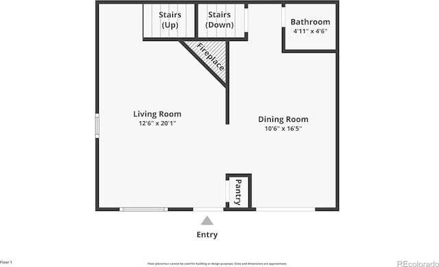 1344 Firefly Cir, Colorado Springs, CO 80916 - view of room layout
