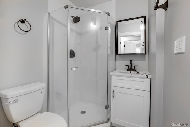 2103 S Lafayette St, Denver, CO 80210 - full bathroom with a stall shower and vanity