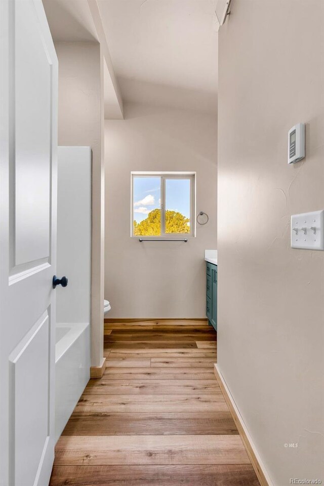 388 14th Trl, Cotopaxi, CO 81223 - corridor featuring light wood-type flooring