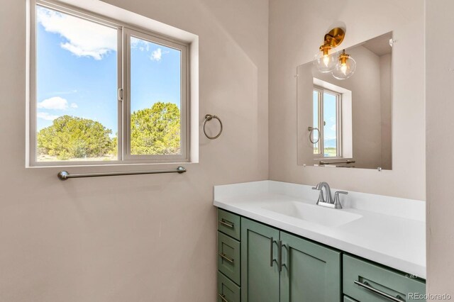 388 14th Trl, Cotopaxi, CO 81223 - bathroom with vanity and plenty of natural light