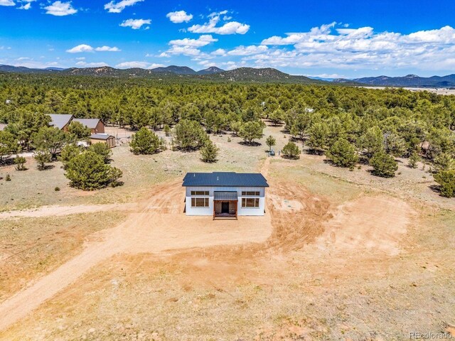 388 14th Trl, Cotopaxi, CO 81223 - aerial view of property and surrounding area with mountains