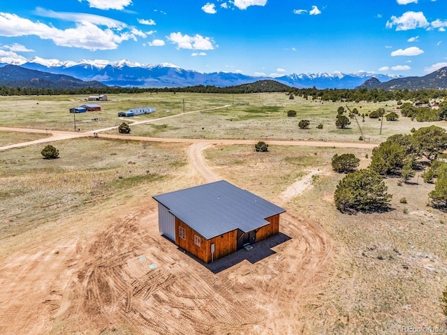 388 14th Trl, Cotopaxi, CO 81223 - aerial view of sparsely populated area with a mountain backdrop