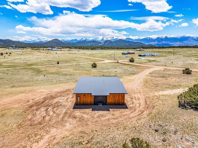 388 14th Trl, Cotopaxi, CO 81223 - aerial view of sparsely populated area featuring a mountainous background