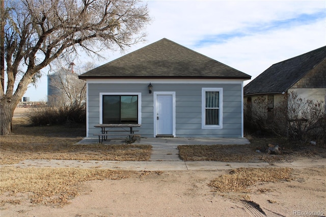 view of bungalow-style home