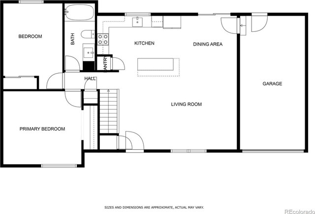 1394 S Zeno St, Aurora, CO 80017 - view of home floor plan