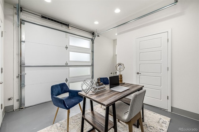 2052 Alcott Way, Broomfield, CO 80023 - office space with concrete flooring, recessed lighting, and a garage