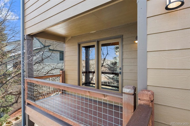 34 Amaranth Dr, Littleton, CO 80127 - view of exterior entry featuring a balcony
